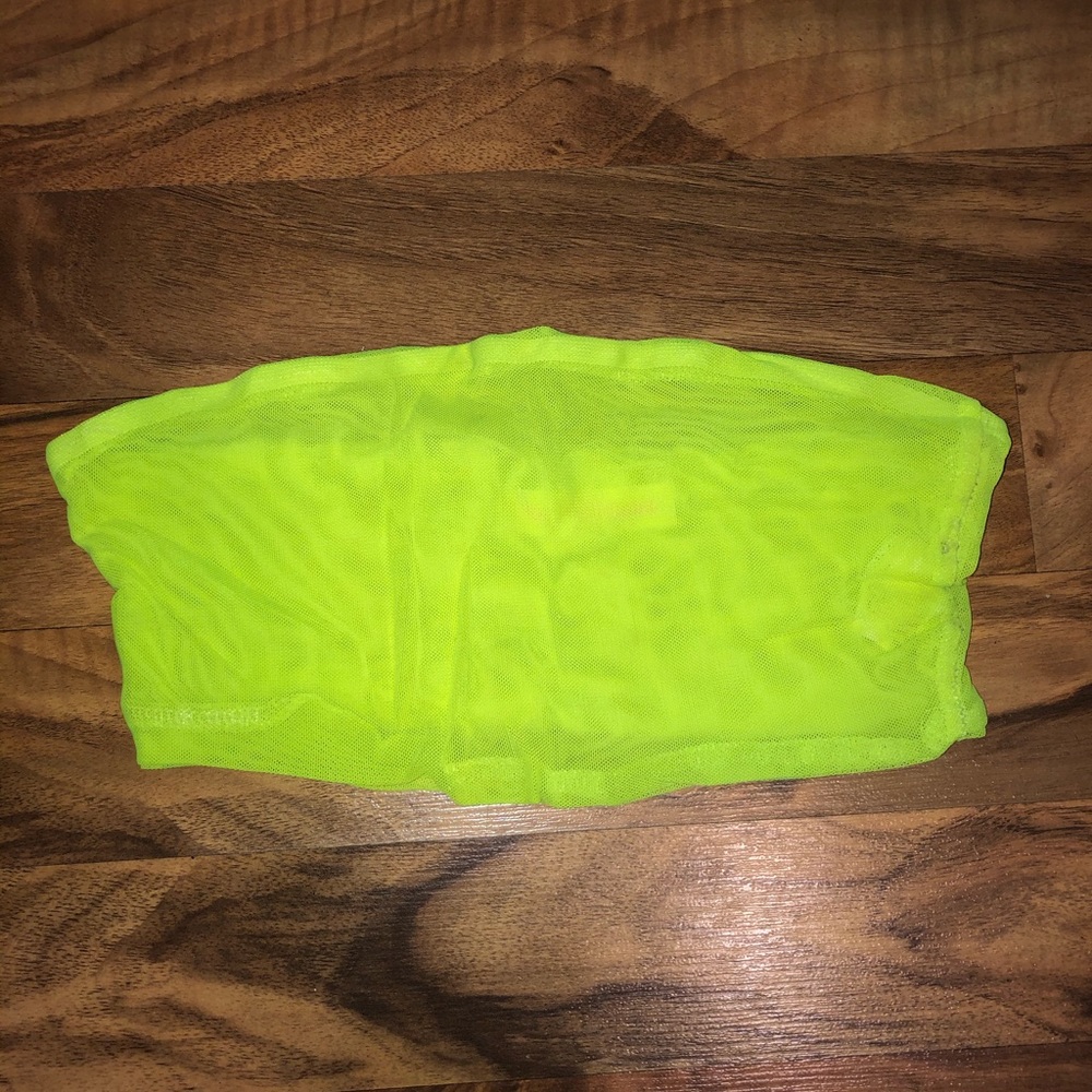 Neon Mesh Tube Top